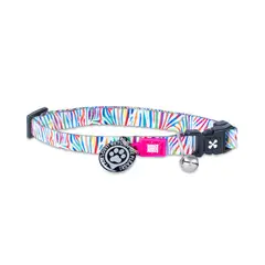 MAX & MOLLY - Collar Gato Smart Id 1-4kg Magic Zebra Max and Molly