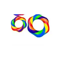 GENERICO - Flotador Anillo Diseño De Arcoíris 90 Cm