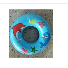 GENERICO - Flotador Inflable Redondo 60 Cm Celeste Niños