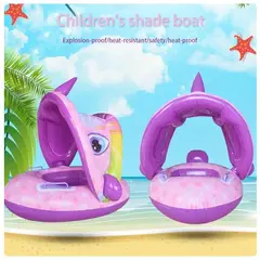 GENERICO - Flotador Inflable De Piscina Para Bebe Con Toldo Niña