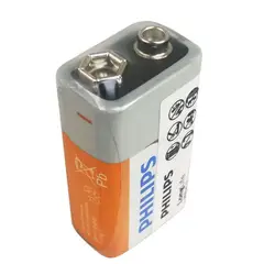 PHILIPS - Pila cloruro zinc 9v termosellado 1PCS