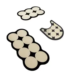 CELLBOX - Set de 3 Alfombras de Baño - Lunares