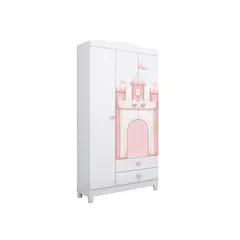 KIDSCOOL - CLOSET INFANTIL 3 PUERTAS SOFIA BLANCO