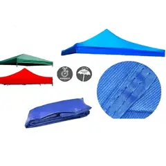 GENERICO - Carpa Lona Repuesto De Toldo 3x3 Color Verde