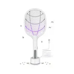 GENERICO - Raqueta Matamoscas Electrico Paleta Mata Moscas Mosquito Usb