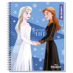 RHEIN - Pack 5 Cuadernos Universitarios FROZEN 100 hjs