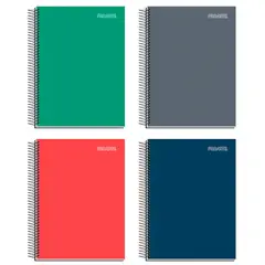 PROARTE - Cuaderno Liso Soft Touch 4ta 150 hj 7mm