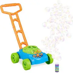 GENERICO - Carrito Caminador Lanza Burbujas Azul