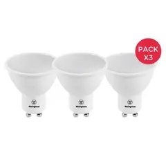 WESTINGHOUSE - Pack X3 Ampolleta Led 5W Luz Cálida Gu10