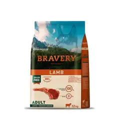 BRAVERY - ALIMENTO DE PERRO ADULTO CORDERO RAZA MED-GRAN 12 KG
