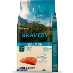 BRAVERY - ALIMENTO DE PERRO MINI ADULTO SALMON 7 KG