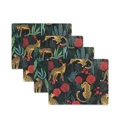 DAVANTI - Set 4 Individuales Salvaje Rectangular