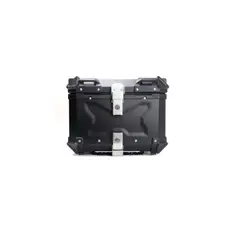 GENERICO - Maleta Top Case Aluminio Moto 55 L, Black X-series Negra