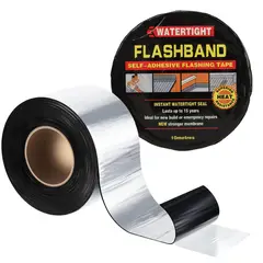 GENERICO - Cinta Sellador Adhesivo Techo Gotera Impermeable 50mm X 10m