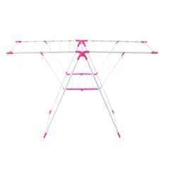 GENERICO - Tendedero De Ropa Plegable Rosado