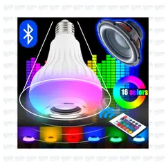 GENERICO - Ampolleta Led Colores Con Bluetooth Control Remoto