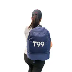 GENERICO - Mochila Escolar de Viaje Gym Multifuncional DiseñoT99 Azul