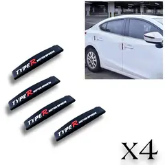 GENERICO - X4 Topes Protectores de Puerta Topes Goma Auto Tunning 0625