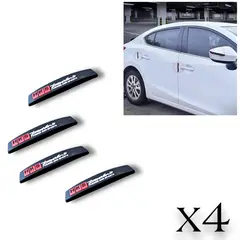 GENERICO - X4 Topes Protectores de Puerta Topes Goma Auto Tunning 1179