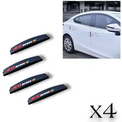 GENERICO - X4 Topes Protectores de Puerta Topes Goma Auto Tunning 0621