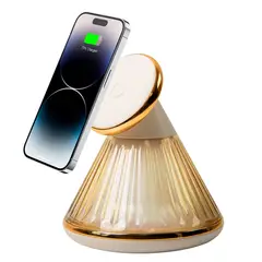 EVERSO - Cargador Inalambrico Magnético 15w Max Carga Rápida-Dorado