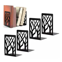 GENERICO - Soporte Para Sujetalibros 2 Pares De Soportes Para Libros