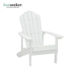SUNSEEKER - Silla Adirondack White Classic