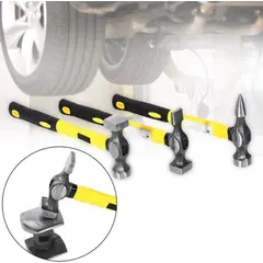 GENERICO - Set Martillos Desabolladores Maleta 3 Martillos 4 Accesorios