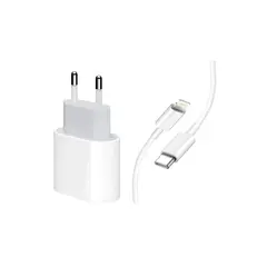 GENERICO - Cargador Completo 20w para iphone certificado