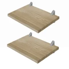 BE DESIGN - Repisas Concept 60 Roble Pack x2