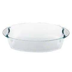 OEM - Fuente Ovala De Vidrio 2500ml