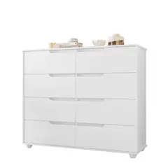 VEKKAHOME - COMODA DOBLE EVO BLANCA