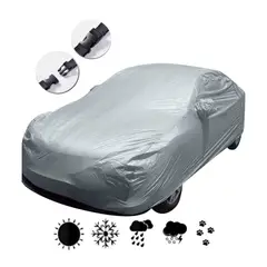 TASBEL - Carpa Funda Para Autos Impermeable Cubre Sol y Agua Talla ML