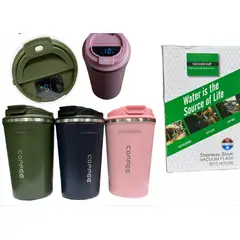 GENERICO - Vaso Térmico Tapa Coffee Acero Inoxidable Rosado