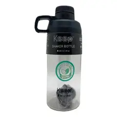 KEEP - Botella De Agua Deportiva Shaker Mezclador 600ml Color Rosado