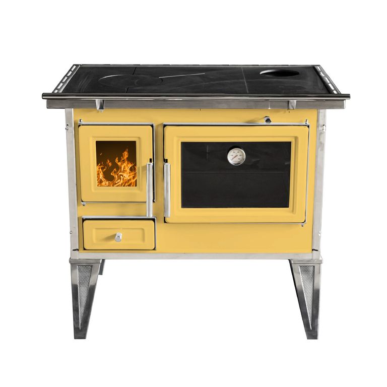 Cocina a Leña Calbuco L90 Amarilla