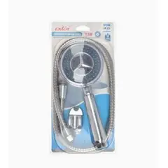 GENERICO - Kit De Ducha Teléfono Manguera Soporte Cromado Acero Inox