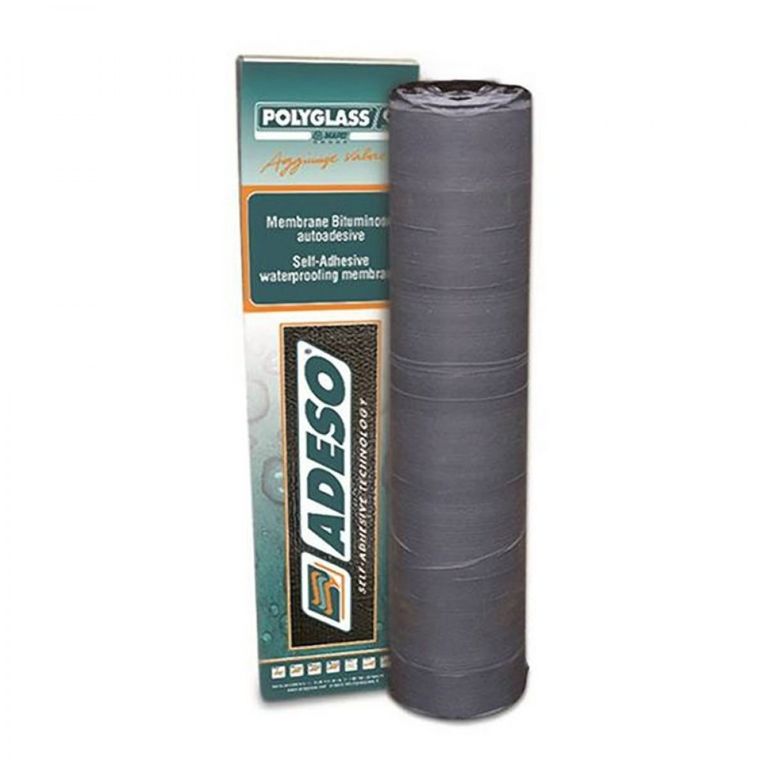 Membrana asfáltica gravillada 3,5 kg/m2 gris 1x10 m autoadhesiva