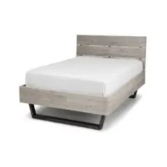 GENERICO - Cama Rëfël una plaza color albayalde