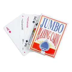 GENERICO - Cartas Inglesas Naipe Carioca Poker Magia Tamaño Grande