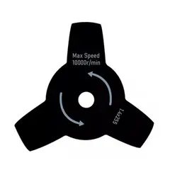 TOTAL TOOLS - Cuchilla 3 Puntas P/ Desmalezadora 255mm Total