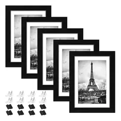 KUANGYE - Marcos De Foto Set 5 Unidades Cuadros Decorativos