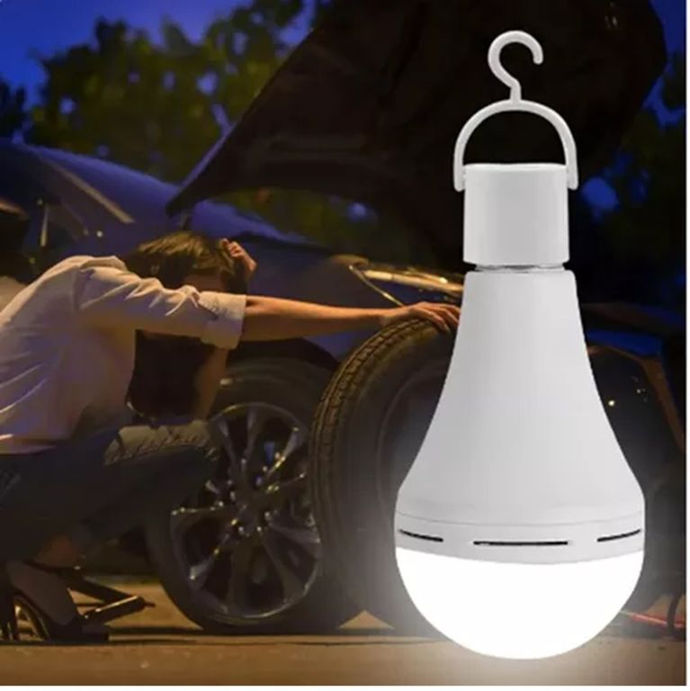 Ampolleta Led E27 Recargable Luz Emergencia Foco Led 9w
