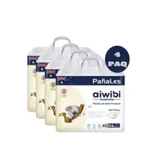 GENERICO - Pañales Aiwibi Ultra Suave XG X4 96 Und