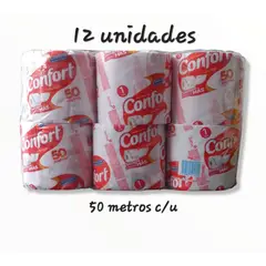 CONFORT - Papel Higiénico 12 rollos