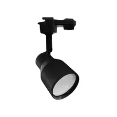 HB LEDS - Foco LED Decorativo Riel Monofásico Negr GU10 Elnath Ampolleta Cálida