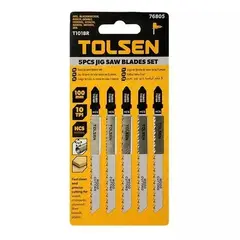 TOLSEN - HOJA SIERRA CALAR SET 5 PIEZAS 100 mm 76805