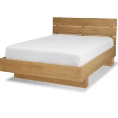 GENERICO - Cama Omi color miel de una plaza