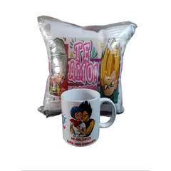 GENERICO - Cojin Almohada Vegeta y Bulma
