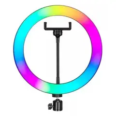 GENERICO - Aro Luz Led Rgb 30 Cm Selfie Foto + Trípode